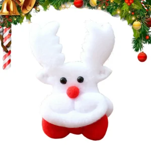 Christmas Iron On Patches Festive Soft Plush Reassemble Sewing Decor Santa Claus Christmas Clothes Patches For Family Friends