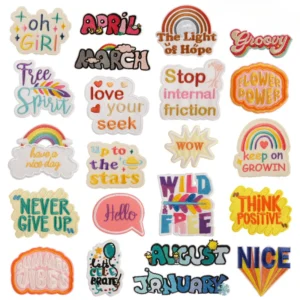 Emblem Clothing Accessories Badge Sticker Embroidered Embroidery Sticker Iron-on Patches